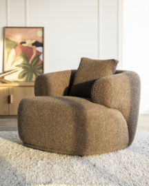 96609 | Fauteuil Bruno - Bruin Koda | Eleonora