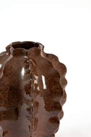 5794094 | Vaas Ø32x44 cm AREFU - terra/bruin | Light & Living - Binnenkort verwacht!