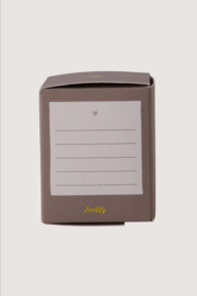 Geurkaars in glas en doosje thinking of you - wit/bruin | Zusss - Binnenkort verwacht!