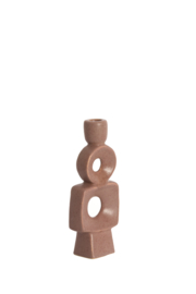 6085294 | Kandelaar 10x5,5x24 cm PICAR - terra | Light & Living