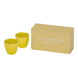 108049 | UNC Good Morning egg cups limelight - set of 2 in gift pack | Urban Nature Culture