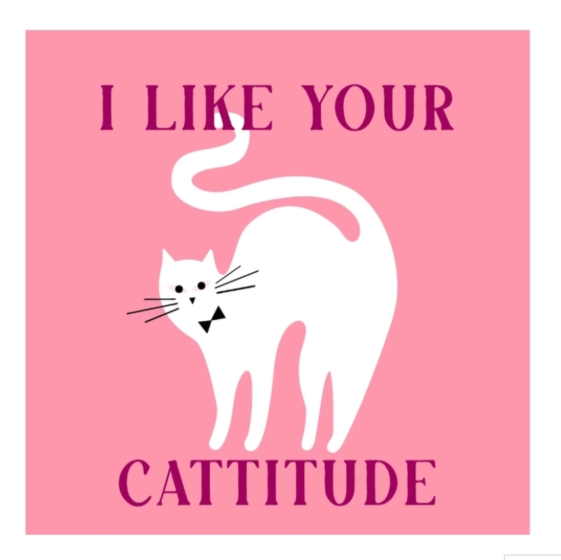 TE3024 | Tegeltje cattitude | HomeBound by KY