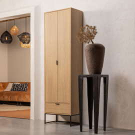 373384-E | Silas hoge kast - eiken decor [fsc] | WOOOD