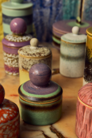 KST0311 | 70s ceramics: XS storage jar, mochi | HKliving - Eind oktober verwacht!