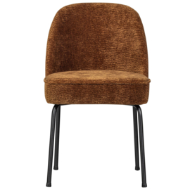 800816-MB | Vogue eetkamerstoel - 3D Chenille midden bruin | BePureHome