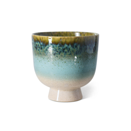 AFC0010 | Retro flower pot - lagoon | HKliving