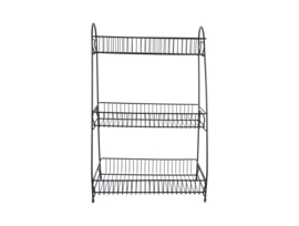 PT3845BK | Kitchen rack Tidy large - matt black | Present Time 