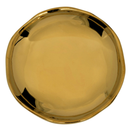 107244 | UNC Good Morning plate small Ø9 cm - Gold | Urban Nature Culture 