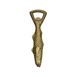 MMS25-02-22 | Fish bottle opener - antique brass | Madam Stoltz