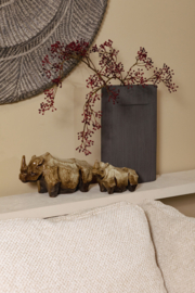 736956 | Tarig rhino ornament S - brown | PTMD