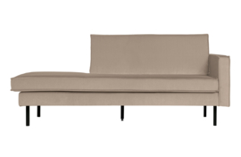 800746-K | Rodeo daybed right - velvet khaki | BePureHome