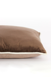 6877383 | Kussen 45x45 cm CIVENS - taupe/lichtbruin | Light & Living