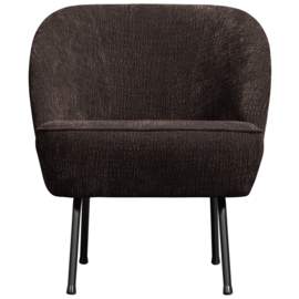 800748- DB | Vogue fauteuil - 3D Chenille donkerbruin | BePureHome