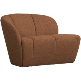 377518-RM/377469-RM | Mojo 2-zits bankje (links of rechts) - boucle roestbruin melange| WOOOD