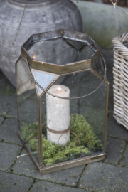 4177-44 | Rustic candle - fog Ø:7 H:14 | Ib Laursen