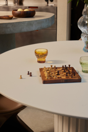 AGL4511 | 70s glassware: bulb glasses, amber (set of 4) | HKliving