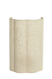 3127424 | Wandlamp 26x15x40 cm FRINGE - naturel | Vtwonen by Light & Living