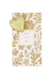 Servetgewicht hartvorm - goud | Zusss - Binnenkort verwacht!