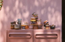 KST0035 | 70s ceramics: XS bowls, marine (set of 4) | HKliving 