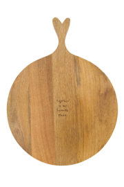 Serveerplank hout together is my favorite place - naturel | Zusss 