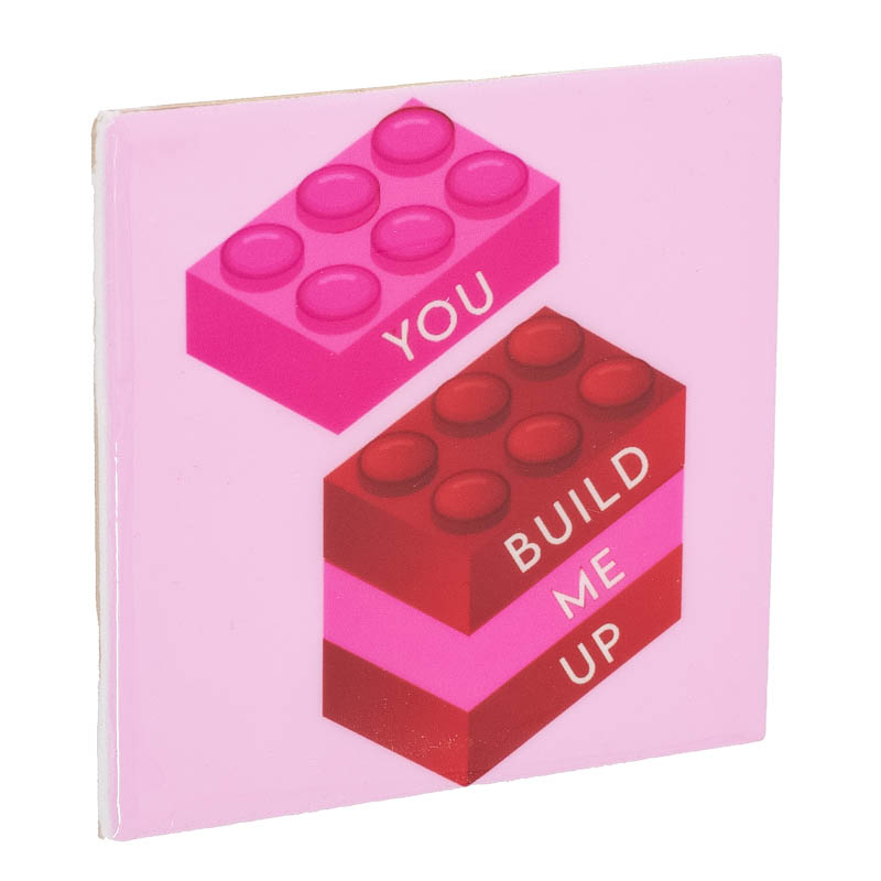 TE2913 | Tegeltje you build me up | HomeBound by KY