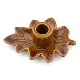 AS9913 | Kaarsenstandaard Leafy - bruin | HomeBound by KY