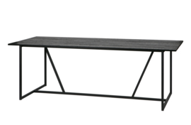 373652-BN | Silas eettafel - essen blacknight [fsc] 220x90 | WOOOD Exclusive