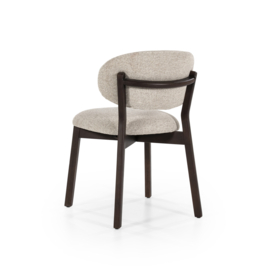 96255 | Stoel Mikky - bruin/taupe | Eleonora