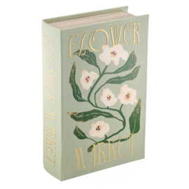 ZB0743 | Opbergboek koffietafel flower 27x18cm | HomeBound by KY