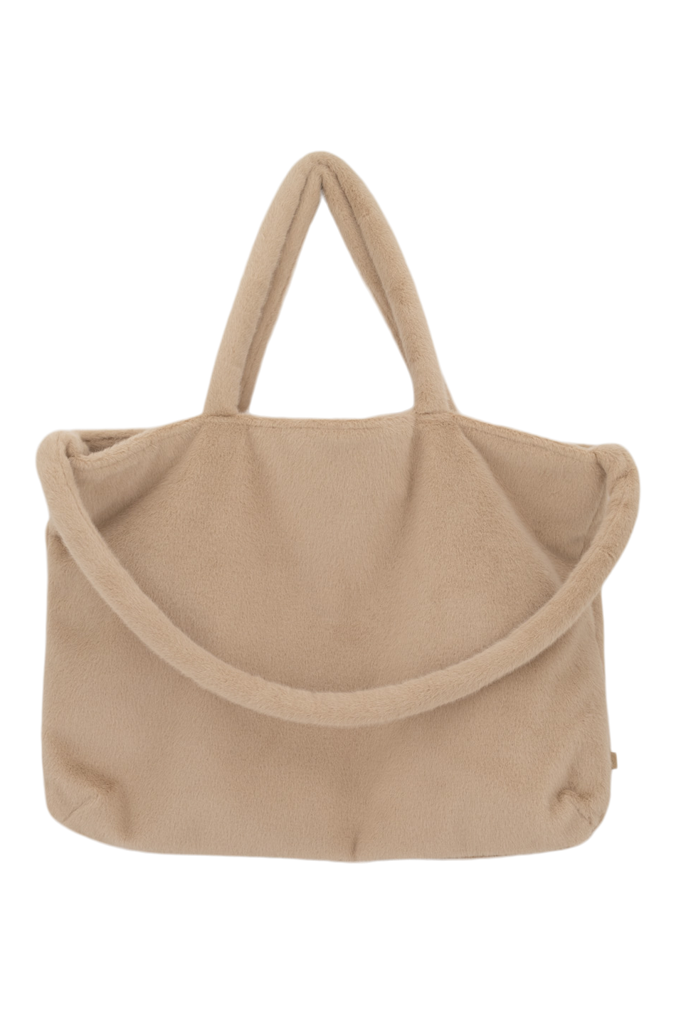 Shopper van faux fur - beige | Zusss - Binnenkort verwacht!