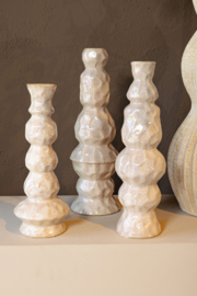 738296 | Kirsey vase irregular A - cream | PTMD - Verwacht in oktober!