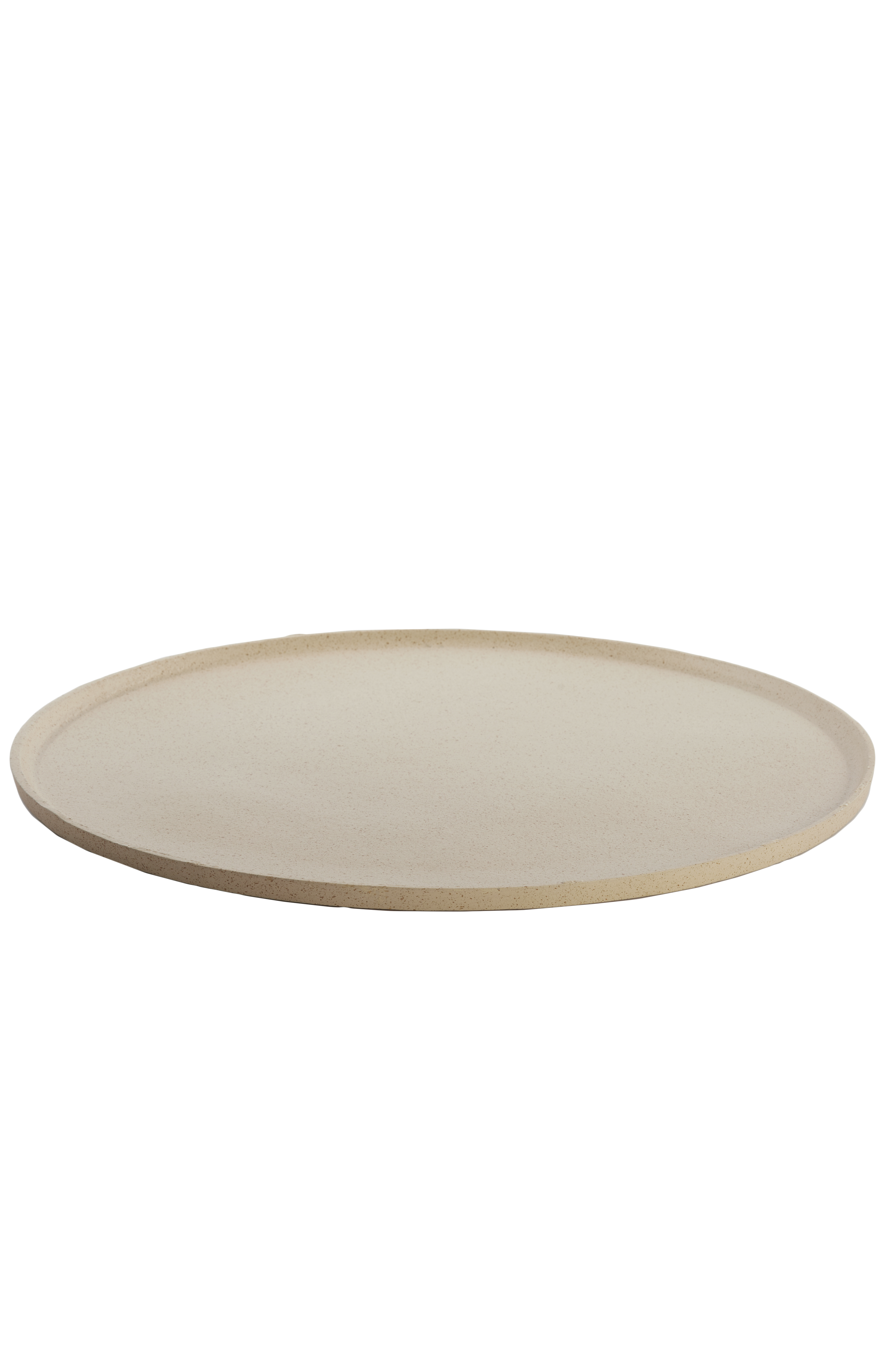 6344782 | Schaal Ø50x1,5 cm MAES - zand gespikkeld | Light & Living