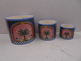 AS5043 | Bloempot middel - palm bird | HomeBound by KY