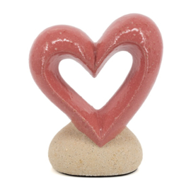 AS0882 | Aardewerk ornament heart Kokoro | HomeBound by Kolony