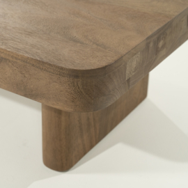 96426 | Salontafel Edward 130x60x31 - bruin | Eleonora
