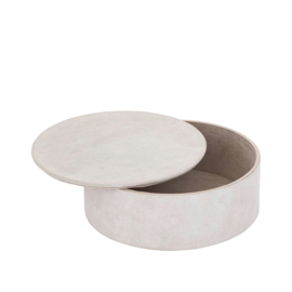 736589 | Saria suede storages boxes set of 3 - beige | PTMD 