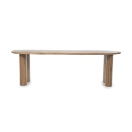 96203 | Eettafel Josh 250x110x77 - bruin | Eleonora
