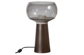 800272-C | Mushroom tafellamp coffee 37xø24cm | BePureHome