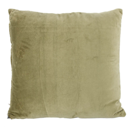 TK2926 | Kussen velours - groen 45x45cm | HomeBound by KY