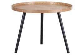 375431-N | Mesa bijzettafel L hout - naturel 34xØ60 | WOOOD