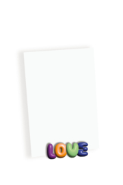 1090084 | Photo holder - Love | The Gift Label