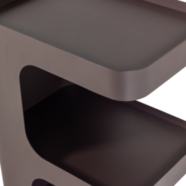 377999-D | Vire bijzettafel - metaal donkerbruin | WOOOD