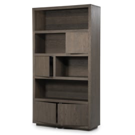 96266 | Kabinet Helsinki 120x220cm 4-drs. - bruin | Eleonora
