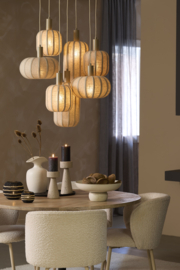 6088282 | Kandelaar Ø9,5x25 cm MALOPI - zand | Light & Living