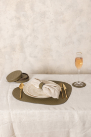 736575 | Delcia round coasters S/6 - green | PTMD