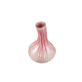 725206 | Jaclyne vase garlic shape L - pink | PTMD