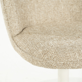 96327 | Stoel Molly - taupe Donna | Eleonora