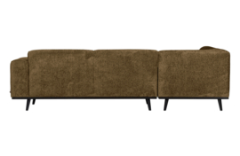 378652-BR | Statement hoekbank links - structure velvet brass | BePureHome