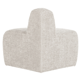 377901- WE | Mojo eetbank hoek rond rugleuning - wollig ecru | WOOOD
