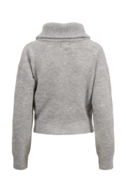 Trui met rits - middengrijs | Zusss